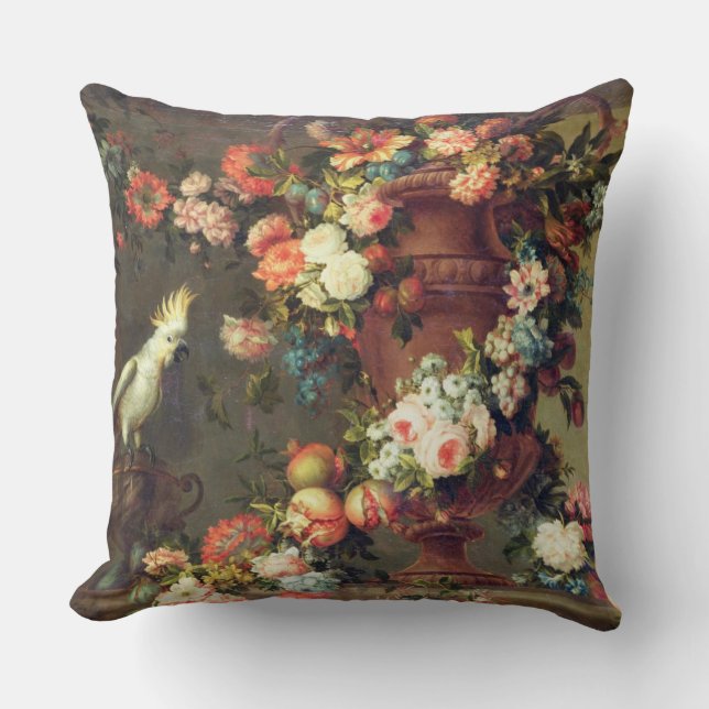 Coussin Une abondance de fruit et de fleurs (Recto)