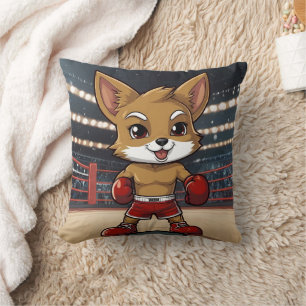 Coussin Une boîte Cayote Kawaii Cute
