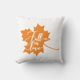 Coussin Une chute réversible dans la feuille d'amour