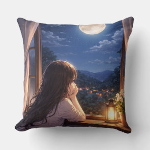 Coussin Une Conversation Silencieuse avec le Ciel