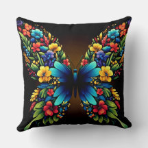 Une couleur d'un papillon aux ailes florales