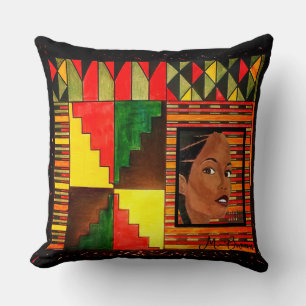Coussin Une explosion de l'oreiller à lancer de Kwanzaa