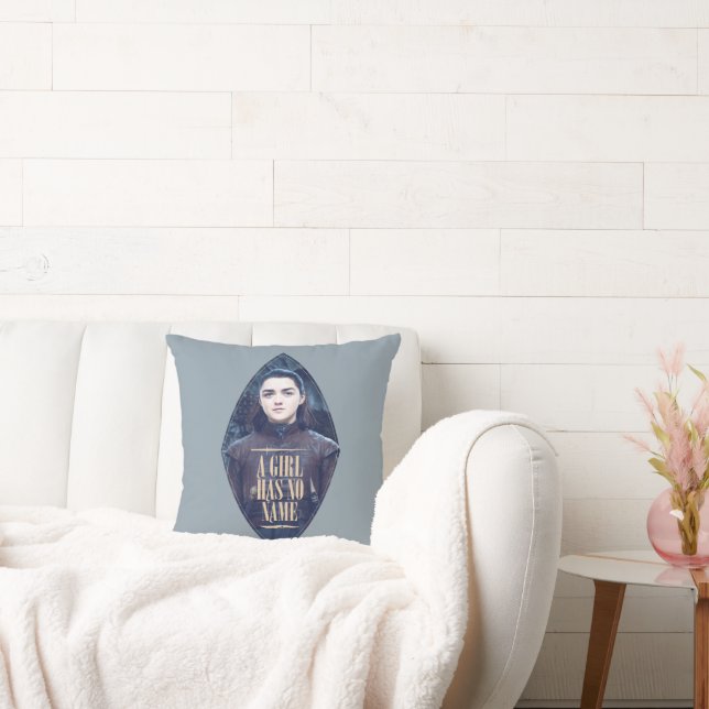 Coussin "Une Fille N'A Pas De Nom" Arya Stark Graphic (Canapé)