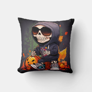Coussin Une jolie Halloween farcie Image de caractère sais