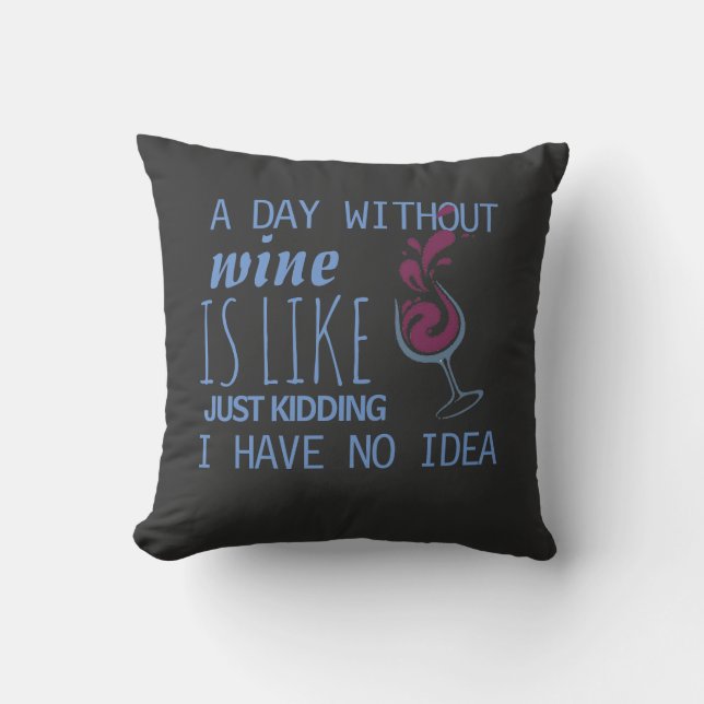 COUSSIN UNE JOURNÉE SANS BOUTEILLE DE VIN (Recto)