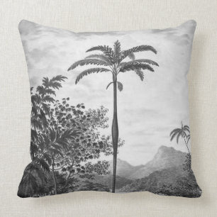 Coussin Une jungle Vintage moderne et élégante Bohemian Bl