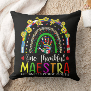 Coussin Une Maestra reconnaissante Professeur Mois du patr