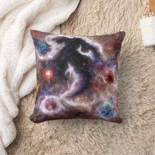 Coussin Une Nebula galactique Abstraite captivante