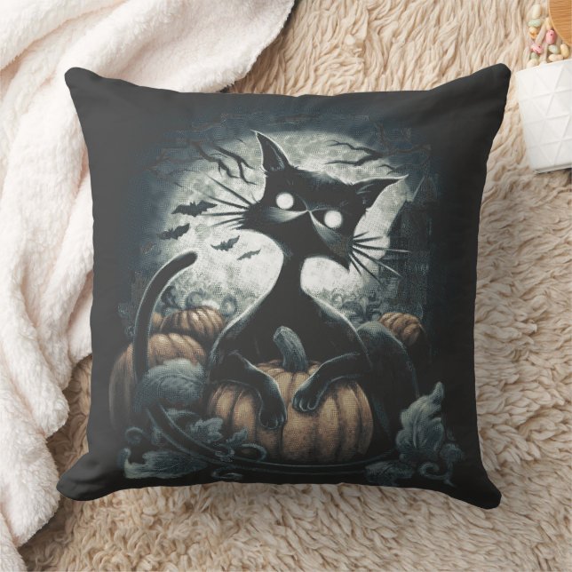 Coussin Une nuit pour la cueillette Citrouille (Couverture)