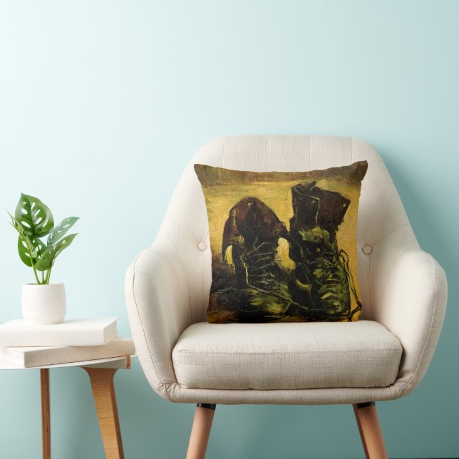 Coussin Une paire de chaussures de Vincent van Gogh (Chaise)
