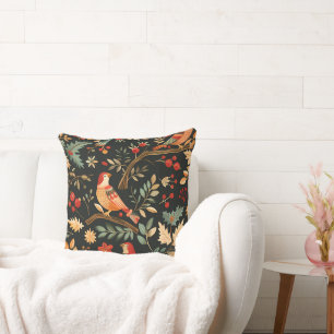 Coussin Une perdrix dans un arbre à poires Noël