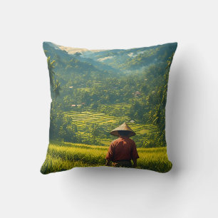 Coussin Une récolte paisible