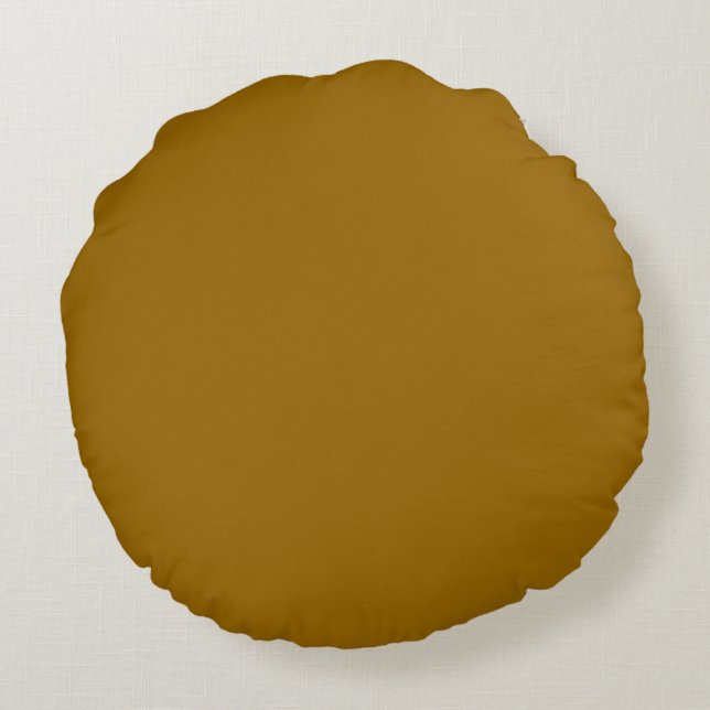 coussin uni brun (Dos)