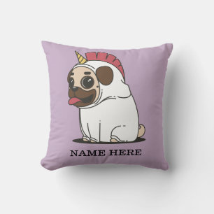 Coussin Unicorn pug
