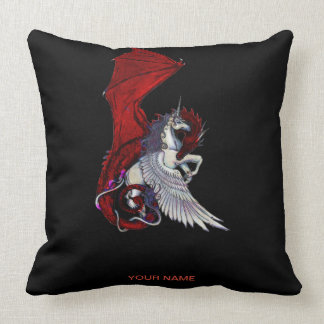 Coussin Unicorne de l'Imaginaire de Crimson du monstre du