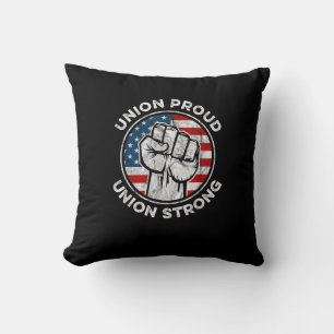 Coussin Union Fière Union Forte drapeau américain - Travai