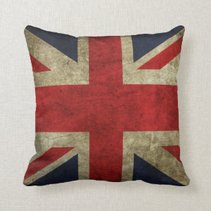 Coussin Union Jack vintage