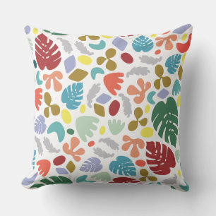Coussin Unique urbain tendance vert orange rouge