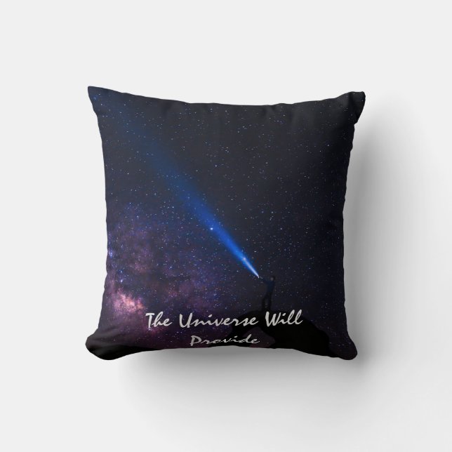 Coussin Universe Fournira Starry Night Sky Stars (Recto)