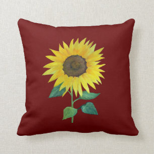 Coussin urbain de tournesol de ferme