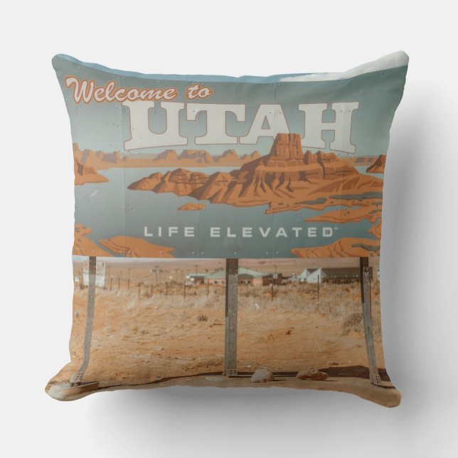 Coussin Utah Life Eleved (Recto)