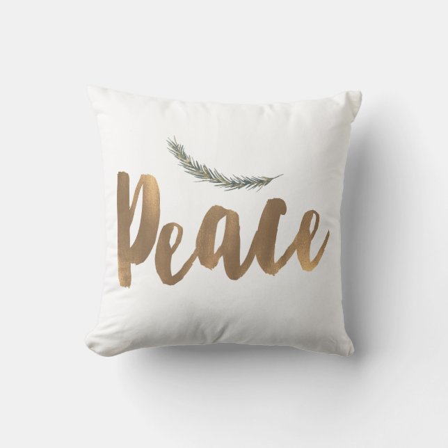 Coussin Vacances botaniques Direction de la Paix Pine Rust (Recto)