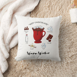 Coussin Vacances Chaudes Chocolat
