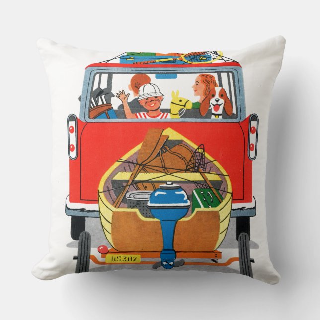Coussin Vacances d'été (Recto)