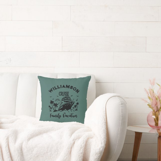 Coussin Vacances familiales personnalisées (Canapé)