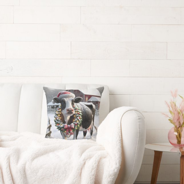 Coussin Vache avec fil de Vacances (Canapé)