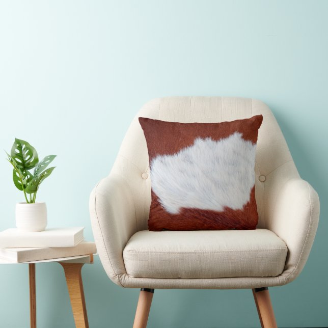 Coussin Vache de luxe cachée peau d'animal Imprimer  (Chaise)