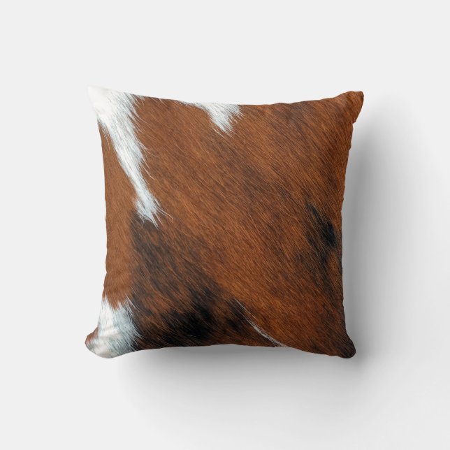 Coussin Vache de luxe cachée peau d'animal Imprimer  (Recto)