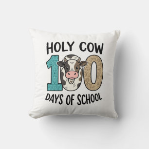 Coussin Vache sacrée 100 jours d'école Vintage Cow Shirt D