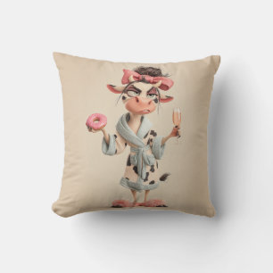 Coussin Vache Sassy en mode Spa