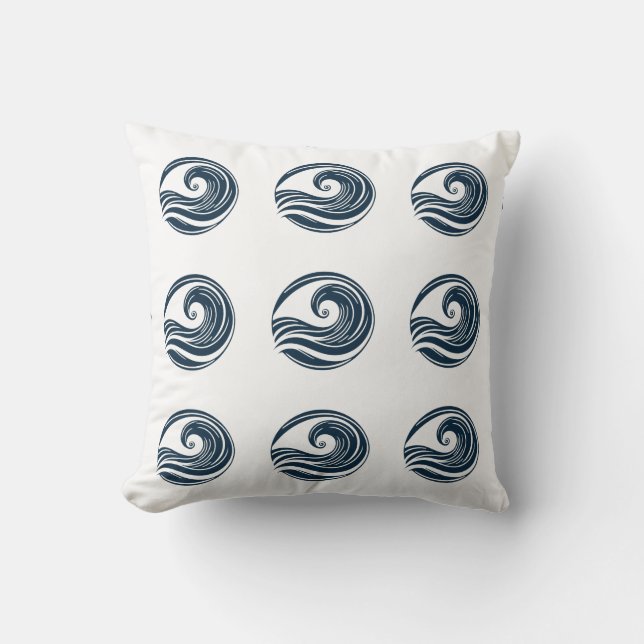 Coussin Vague forte (Recto)