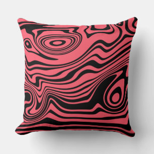 Coussin Vagues Abstraites Lancer l'oreiller Vos couleurs