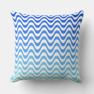 Coussin Vagues bleues