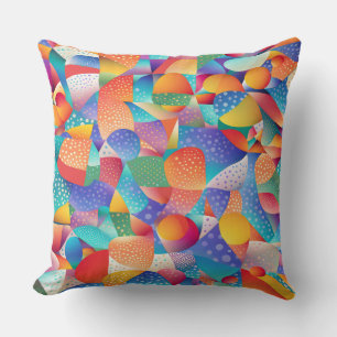 Coussin Vagues océaniques du coucher du soleil