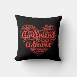 Coussin Valentines Petit-ami cadeau pour elle