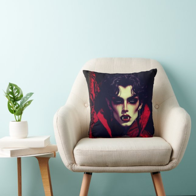 COUSSIN VAMPIRE D'HALLOWEEN (Chaise)
