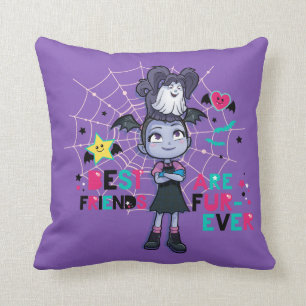 Coussin Vampirina et Wolfie  Les meilleurs amis de Fur-Eve