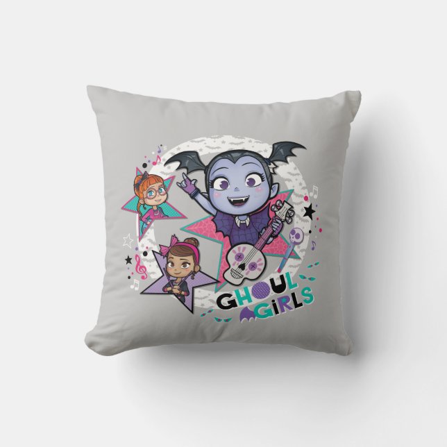 Coussin Vampirina| Filles Ghoul (Recto)