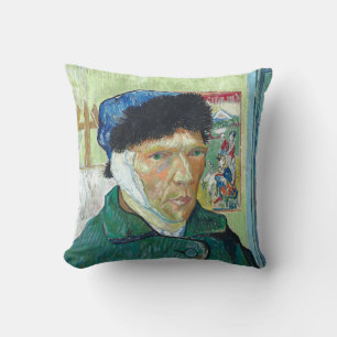 Coussin Van Gogh Autoportrait Bandaged Ear Art Peinture