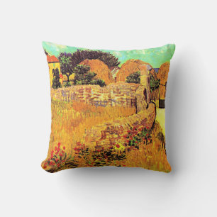 Coussin Van Gogh - Ferme en Provence