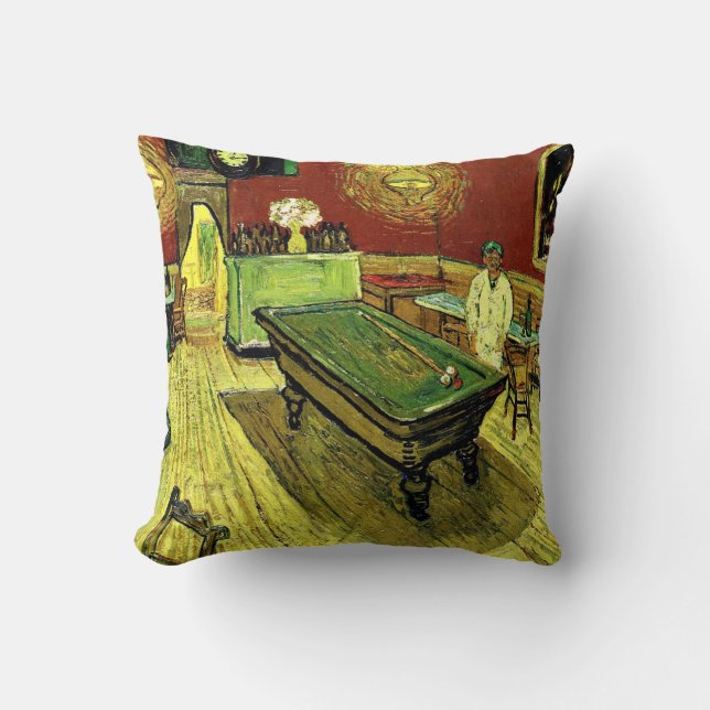 Coussin Van Gogh - Le Night Café (Recto)