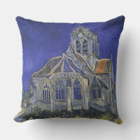 Van Gogh L'église d'Auvers-sur-Oise ciel bleu Art