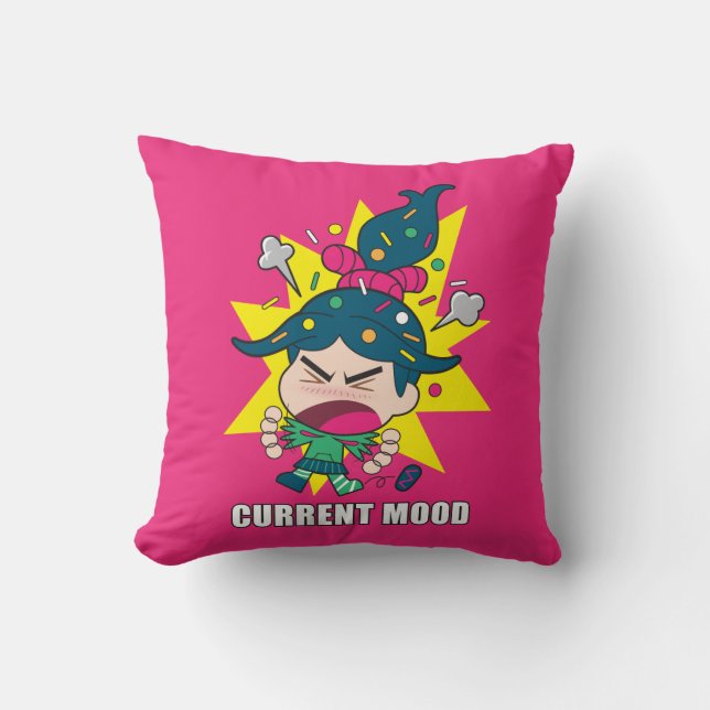 Coussin Vanellope| L'humeur actuelle (Recto)