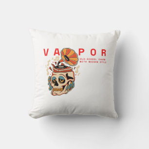 Coussin Vapeur : Charme de l'ancienne école avec style mod