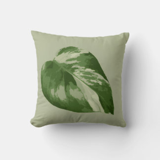 Coussin Variegated Monstera Albo Leaf Pillow