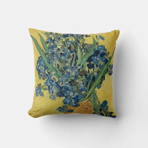 Coussin Vase avec Irises par Van Gogh